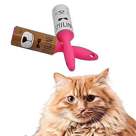 Yapışkanlı Tüy Toplama Rulosu, Kedi Köpek Tüyü Elbise ve Koltuk Temizleyici Aparat