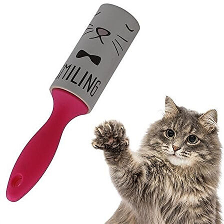 Yapışkanlı Tüy Toplama Rulosu, Kedi Köpek Tüyü Elbise ve Koltuk Temizleyici Aparat