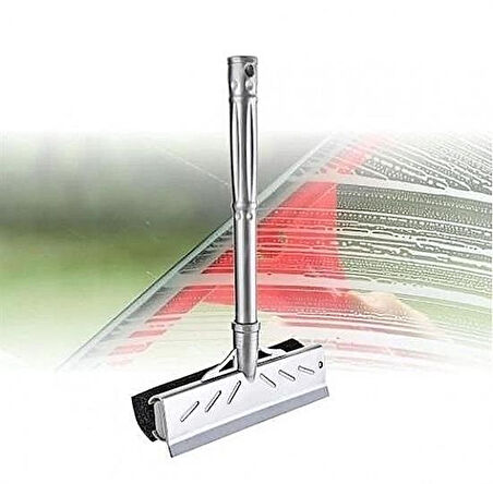 Çift Taraflı Süngerli Camsil Parfüm Kokulu Cam Silme Aparatı