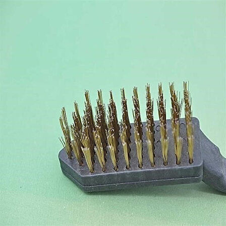 Plastik Saplı Metal Tel Fırça – Pas ve Kir Temizleme Fırçası