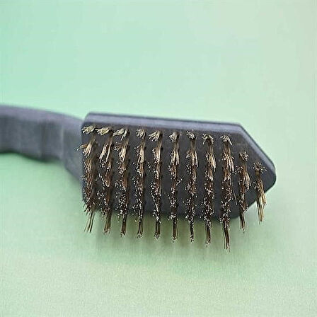 Plastik Saplı Metal Tel Fırça – Pas ve Kir Temizleme Fırçası