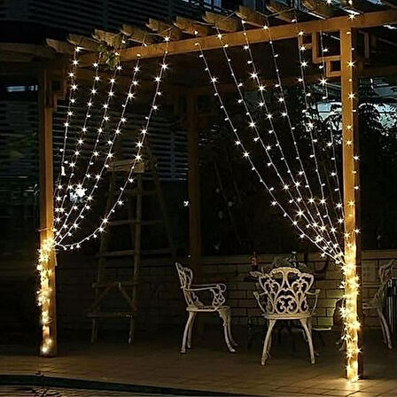 2x2 Metre 320 Led 8 Fonksiyonlu Dekoratif Led Günışığı Perde Aydınlatma