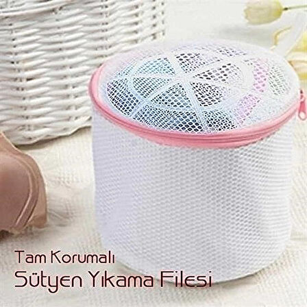 Tam Korumalı Sütyen Yıkama Filesi Hassas Çamaşır Aparatı