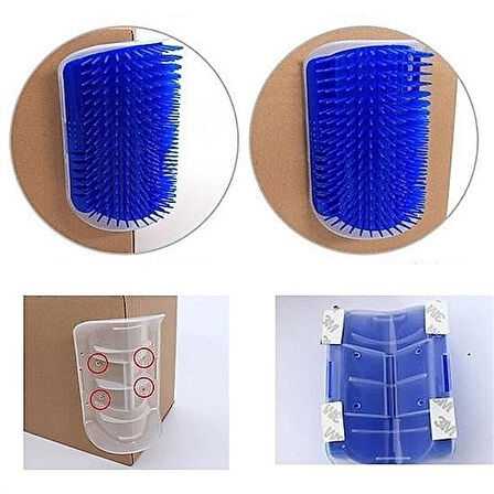 Duvara Monte Kedi Tüy Toplama Kaşıma ve Tarama Aparatı