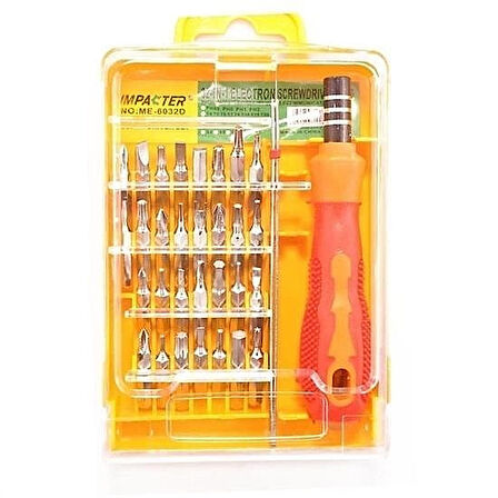 32 Parça Mini Tornavida Seti Cep Telefonu PC Tablet Tamir Takım