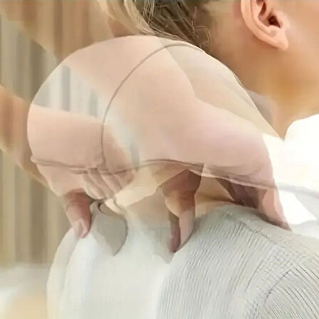 Şarjlı ve Isıtmalı Boyun Omuz Sırt Masaj Aleti, Kablosuz Yoğurmalı Masaj Yastığı