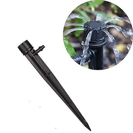 10 Metre Bahçe Damlama Sulama Sistemi Seti (Hortum ve Ek Parçalar Dahil)