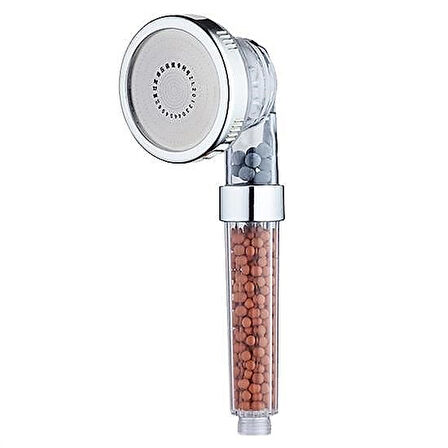 %50 Su Tasarruflu Arıtmalı Doğal Taşlı Banyo Duş Başlığı