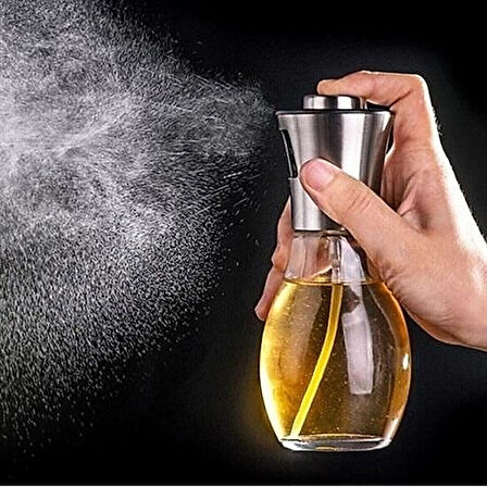 Spreyli Püskürtmeli Cam Şişe Yağdanlık Limonluk Sirkelik Sosluk 200 ml