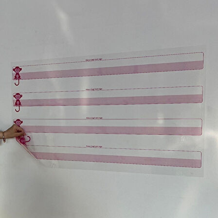 Statik Akıllı Yazı Tahtası 100x56 cm Yeni Müfredata Uyumlu Kılavuz Çizgili