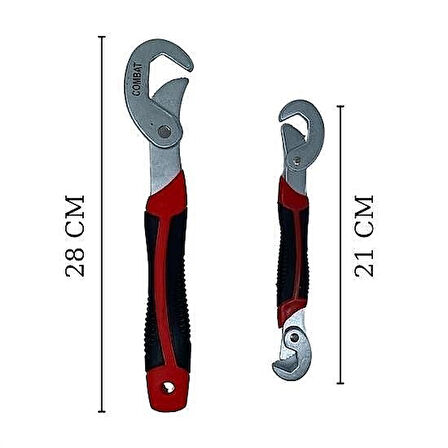 2'li Set Ayarlanabilir Akıllı Pense Anahtar Ergonomik Büyük ve Küçük Boy