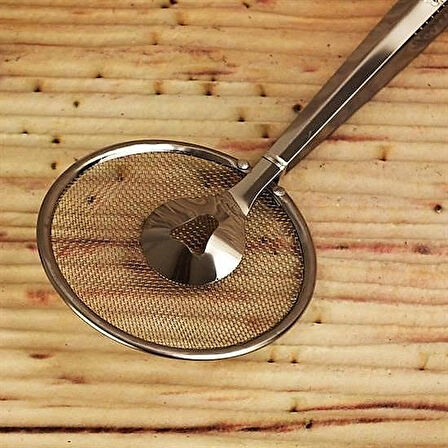 Paslanmaz Çelik Süzgeçli Kızartma ve Haşlama Maşası 2’si 1 Arada