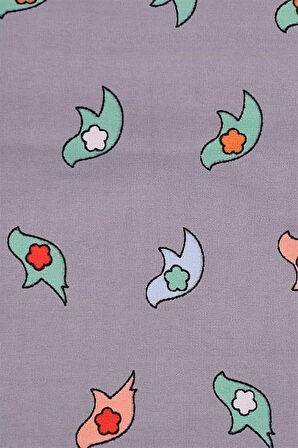 Kullanışlı Bebek Emzirme Önlüğü Kuş Desenli %100 Pamuk