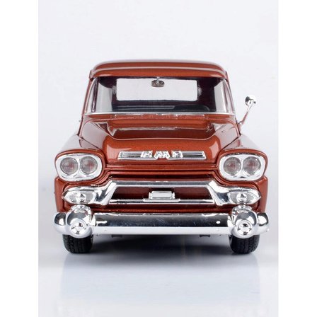Motor Max Koleksiyon 1 / 24 Ölçek 1958 Gmc 100 Pickup Model Metal Araba Turuncu