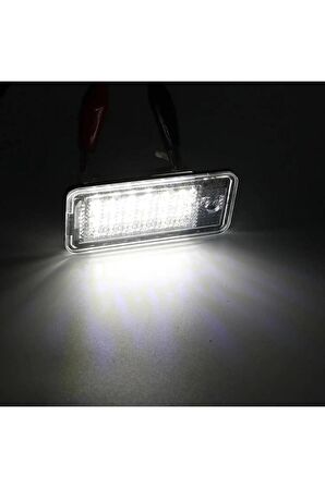 Audi Led Plaka Lambası A3 Led Plaka Sağ Ve Sol A4 A6 A8 Rs4 Beyaz Işık