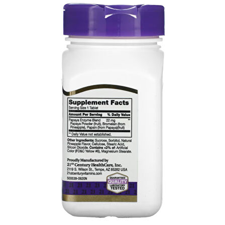 Papaya Enzyme 100 Tablet