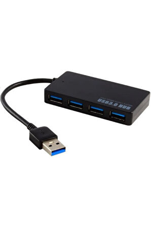 4 Bağlantı Noktalı USB HUB Akıllı Şarj Edilebilir Çok Bağlantılı USB Şarj Cihazı Slim 5 Gbps Hız