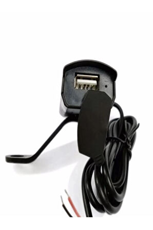 Aynaya Monte Su Geçirmez Motosiklet Usb Şarj Soketi 5v 1.2a