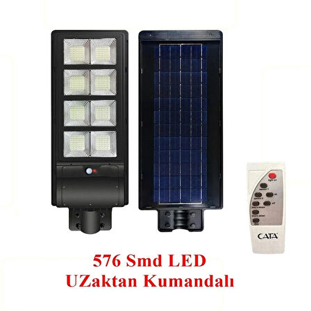 300w Solar Sokak Lambası - Solar Armatür - Güneş Enerjili Bahçe Lambası Uzaktan Kumandalı ct4642