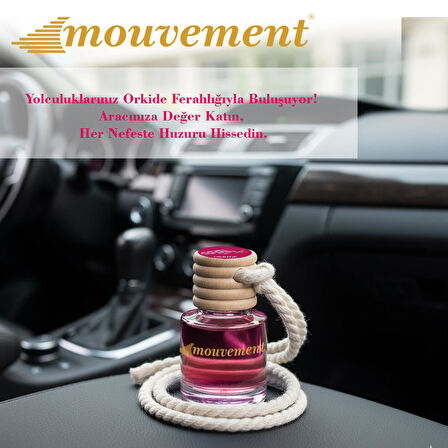 Orkide Esintisi 8 ml Oto Kokusu – Şık ve Zarif Bir Dokunuş