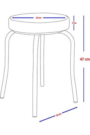 8 Adet Kahverengi Silinebilir Kumaş Bordo Profil Ahtapot Tabure Metal Tabure Mutfak Taburesi