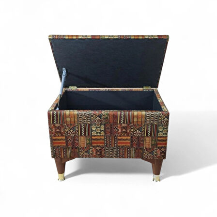 Vintage Sandıklı Puf Bench