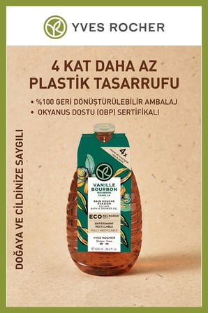 Egzotik Vanilya Özlü Vegan Duş Seti 600 ml Yedek + 400 ml Jel + 80 gr Katı Sabun
