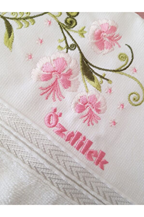 Özdilek Açelya Nakışlı Çeyizlik Havlu- 6 Adet M
