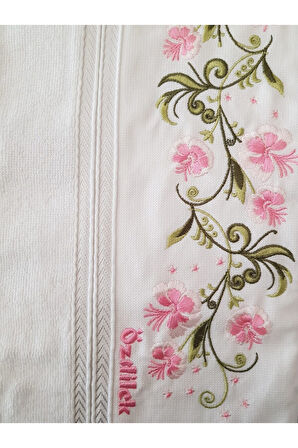 Özdilek Açelya Nakışlı Çeyizlik Havlu- 6 Adet M