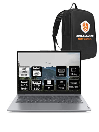 Lenovo ThinkBook 14 G6 i5 13420H 8GB DDR5 4TB SSD 14'' FHD+ W11P Dizüstü Bilgisayar & PER4 ÇANTA