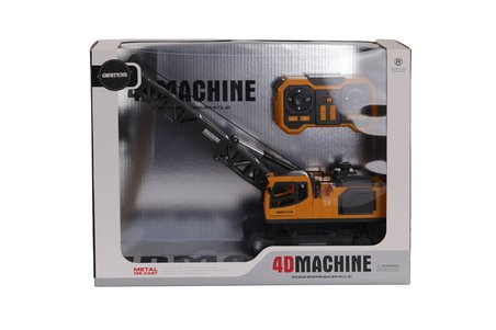 Uzaktan Kumandalı Paletli Vinç İş Makinesi 12 Fonksiyon Şarjlı R/C İnşaat Oyuncağı