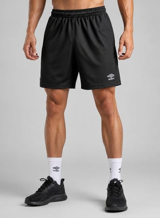 UMBRO Woven Erkek Siyah Fermuar Cepli Antrenman Şortu TM0016
