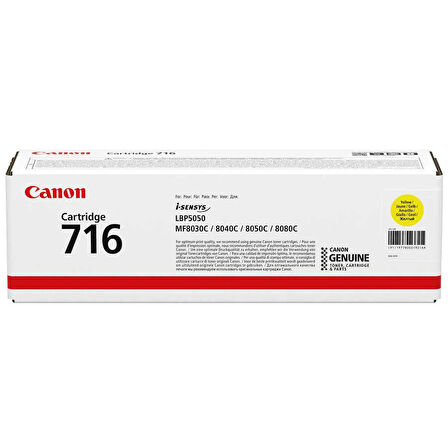 Canon CRG-716/1977B002 Sarı Orijinal Toner