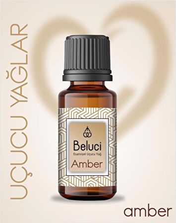 Beluci Amber Doğal Uçucu Yağ, Buhurdanlık Yağ, Uçucu Yağı, Oda Kokusu, Esansiyel Yağ 10 Ml