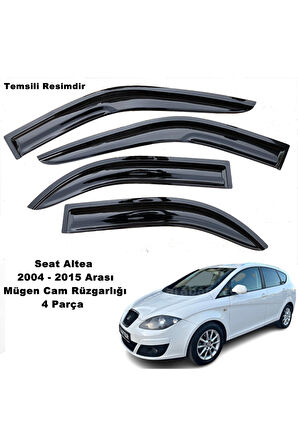 Seat Altea Mügen Cam Rüzgarlığı 2004 - 2015 Arası Tüm Kasalar 4 Lü Set Mügen Cam Rüzgarlığı - caraks