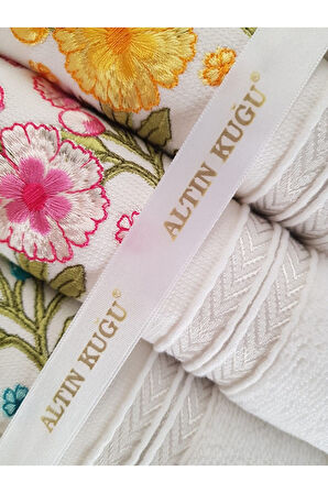 Özdilek Açelya Nakışlı Çeyizlik Havlu- 6 Adet