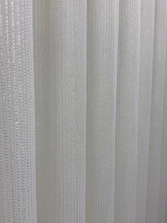 NİVEMESHOME SİMLA  GOLD IŞILTILI  1/3 SIK PİLELİ TÜL PERDE APM