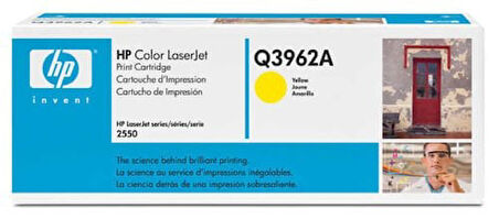 HP Q3962A (122A) Sarı Yellow Orjinal Toner LaserJet 2550