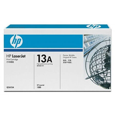 HP Q2613A (13A) Siyah Black Orjinal Toner Laserjet 1300