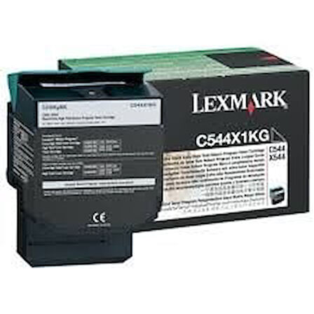 Lexmark C544X1KG Siyah Black Orjinal Toner C540 / C544