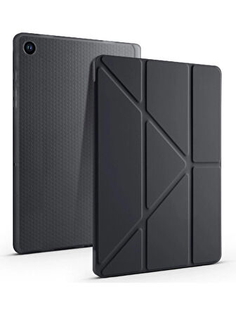 Samsung Galaxy Tab A9 Plus 11 İnç X210 Uyumlu Kalem Bölmeli Smart Cover Tablet Kılıf – Katlanabilir Standlı, Otomatik Uyku Modlu, Darbe Emici İnce Tasarım