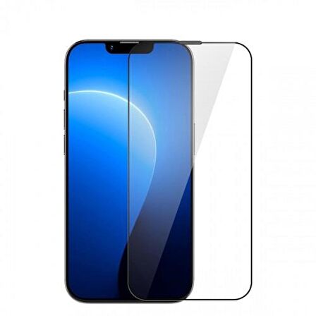 Baseus Full Koruma Darbe Emici 2 Adet İphone 13 Pro Max Ekran Koruyucu Esnek Cam Parmak İzi Bırakmaz 