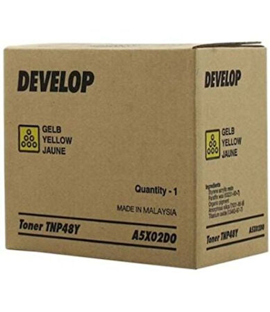 Develop TNP-48Y (A5X02D0) Sarı Yellow Orjinal Toner Ineo +3350 / +3850