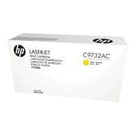 HP C9732AC (645A) Sarı Yellow Orjinal Toner Laserjet 5500 / 5550dn KUTUSUZ