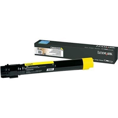 Lexmark C950X2YG Sarı Yellow Orjinal Toner C950 / X950 KUTUSUZ