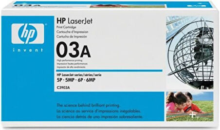 HP C3903A (03A) Siyah Black Orjinal Toner