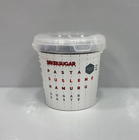 Şeker & Sugar - GRİ Şeker Hamuru 500gr