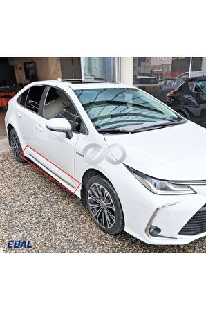 Toyota Corolla Krom Yan Kapı Çıtası 4 Parça 2019 ve Sonrası