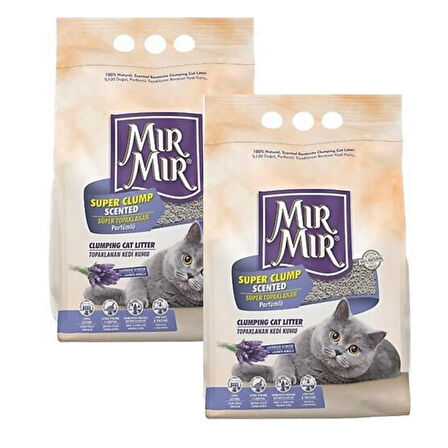 MırMır Lavanta Kokulu Kedi Kumu 10 L X 2 Adet