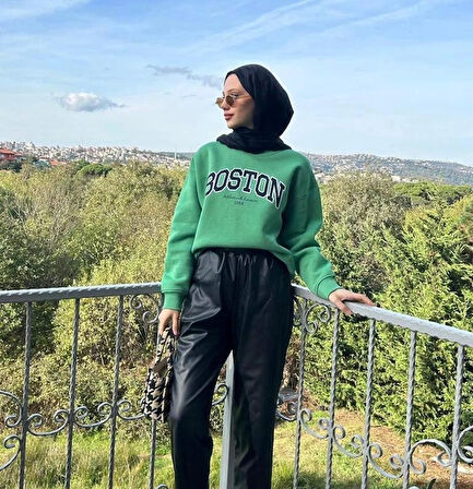 Viktor Lastikli Deri Pantolon TNS-4272